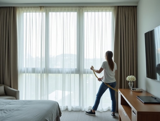 Sandgate Sheer Curtain Cleaning